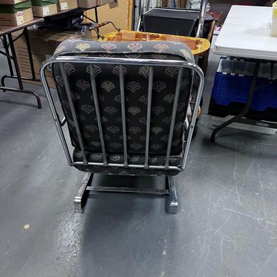 Art Deco CHROME Kem Weber Springer Chair, Lloyd Mfg.