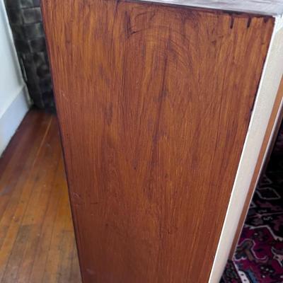 Mid-Century Scandinavian Walnut Book Shelf