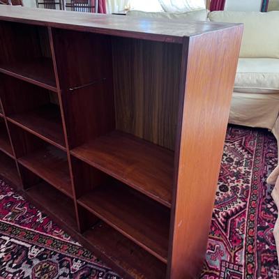 Mid-Century Scandinavian Walnut Book Shelf
