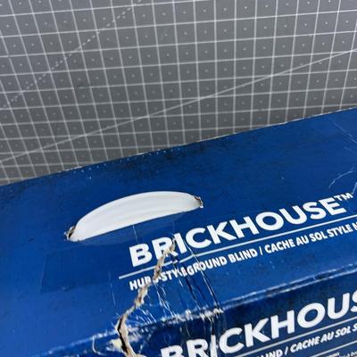Brickhouse Hub-Style Ground Blind 3 person 
