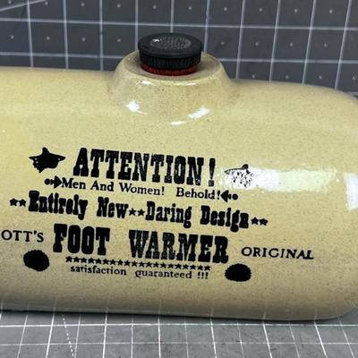 Antique Reproduction Jug Foot warmer