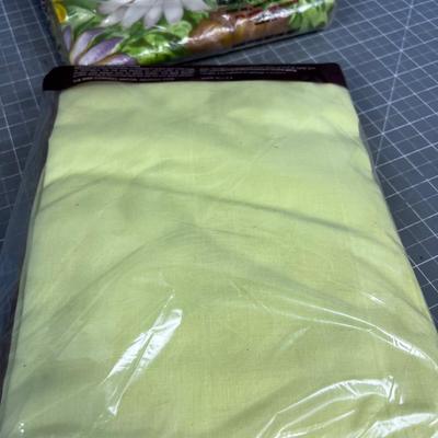 Vintage Cotton Sheets - Full Flatt and 2 Twin Fitted New in the PACKAGE