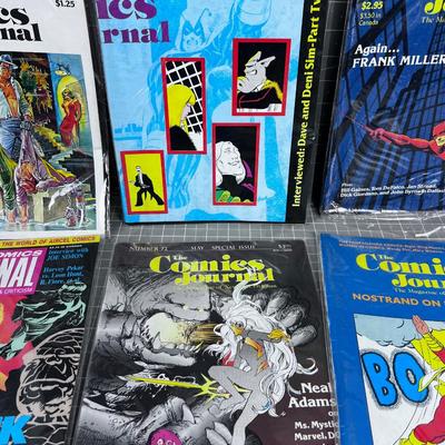 (6) Issues of the Comics Journal Magazine