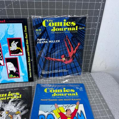 (6) Issues of the Comics Journal Magazine