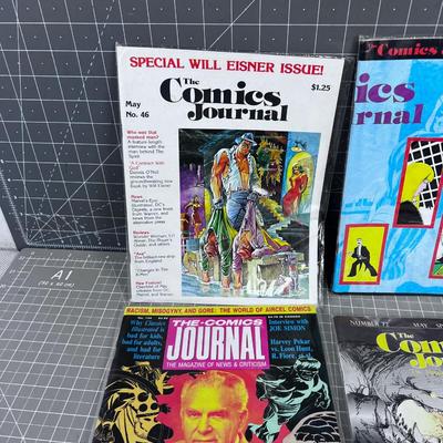 (6) Issues of the Comics Journal Magazine