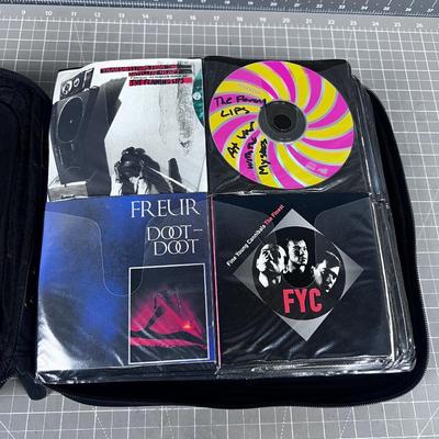 Case of CD's - Rock & Rap