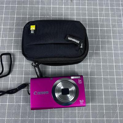 Cannon Digital Camera with Soft Case