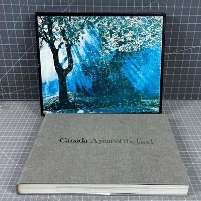 Coffee Table Book Titled CANADA, THE YEAR OF THE LAND. 
