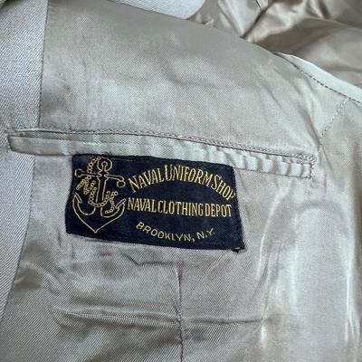 United States Army Tan Coat with Ribbons