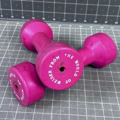 Pink Weights 3 pounds 