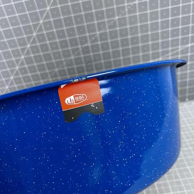 Blue Enamel Wash Pan NEW 