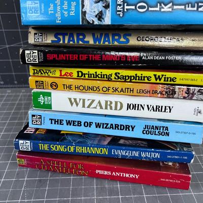Collection of Science Fiction and Fantasy Paperbacks