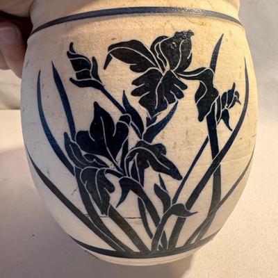 Blue and White Floral Pottery (K-DZ)