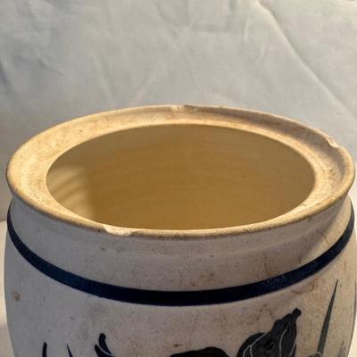 Blue and White Floral Pottery (K-DZ)