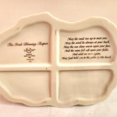 Lot #217 Charming LENOX Irish Blessing Teapot