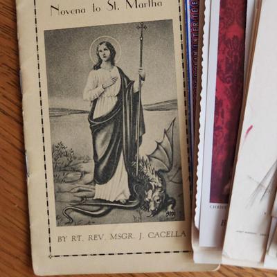 Bag of Holy Cards & Novenas