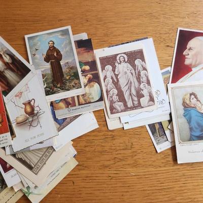 Bag of Holy Cards & Novenas