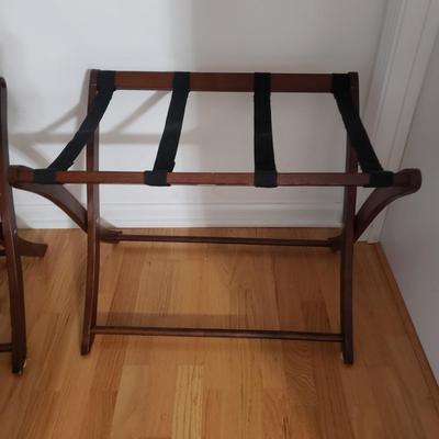 Pair of Wooden Luggage Racks (GB-KD)