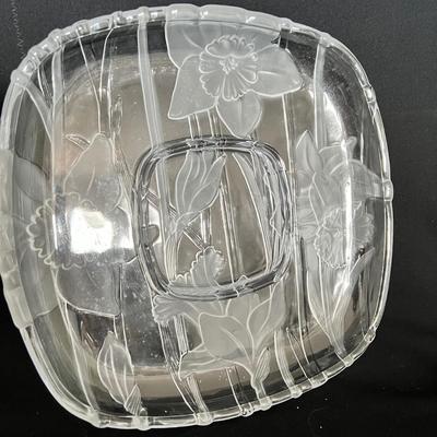 Watched & Frosted Glass Serve Ware (K-MK)