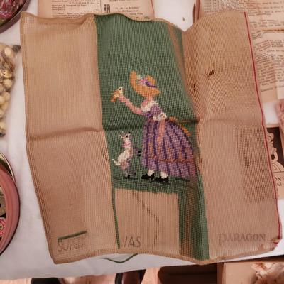 Antique Sewing and Knitting Supplies (GB-KD)