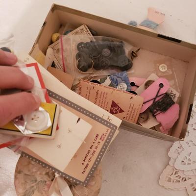 Antique Sewing and Knitting Supplies (GB-KD)