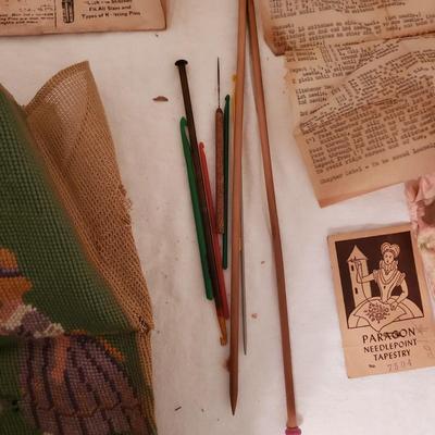 Antique Sewing and Knitting Supplies (GB-KD)