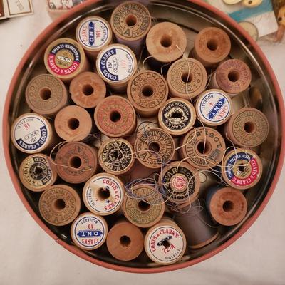 Antique Sewing and Knitting Supplies (GB-KD)