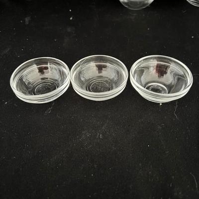 Catamount Glass Fat Separator, Duralex Bowls, Pyrex Pitcher, & Laboratory Beaker (K-MK)