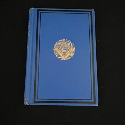 'The Standard Masonic Monitor' Antique Book with a Whaling Museum Art Tray (LR-MK)
