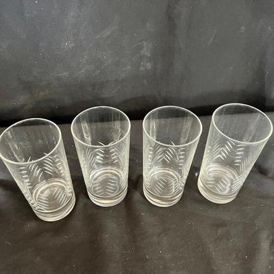 Unique Bird Glasses & Shaker with Floral Ice Tongs (DR-MK)