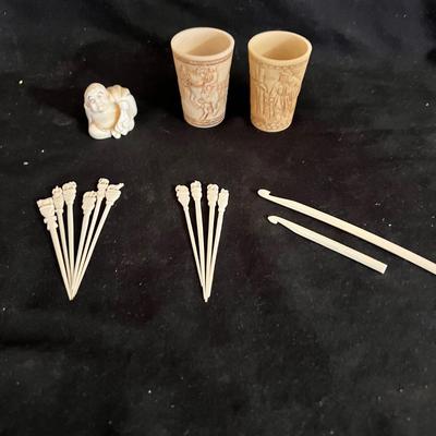 Unique Carved Toothpicks & More (DR-MK)