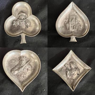 Card Suit Silver Dishes (DR-MK)