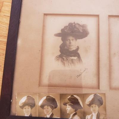 Variety of Picture Frames with Antique-Style Photographs (LR-KD)