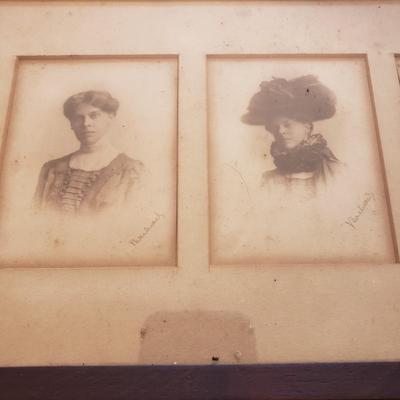 Variety of Picture Frames with Antique-Style Photographs (LR-KD)