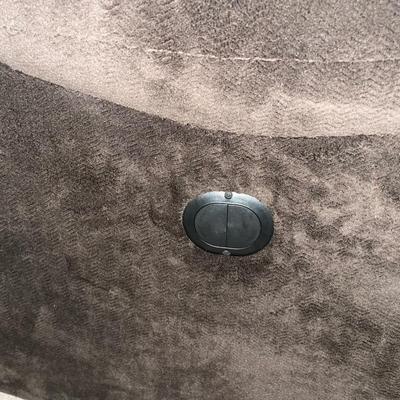 dark brown reclining couch