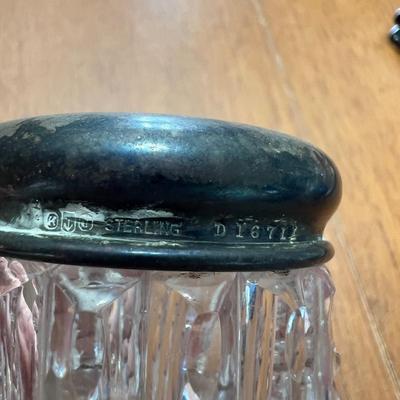 Vanity Glass Jars With Sterling Silver Lids & More (DR-MK)