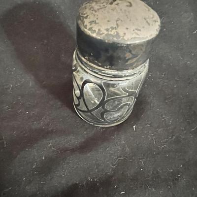 Vanity Glass Jars With Sterling Silver Lids & More (DR-MK)