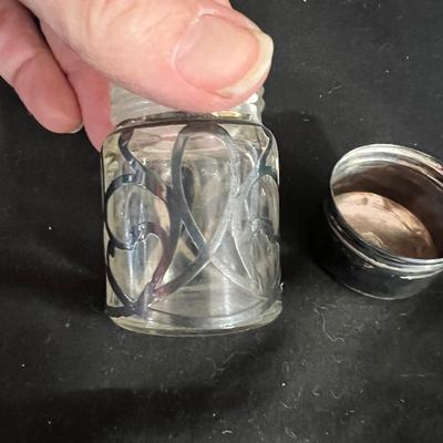 Vanity Glass Jars With Sterling Silver Lids & More (DR-MK)