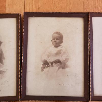 Vintage Frames with Portrait Photographs of Mothers & Children (LR-KD)