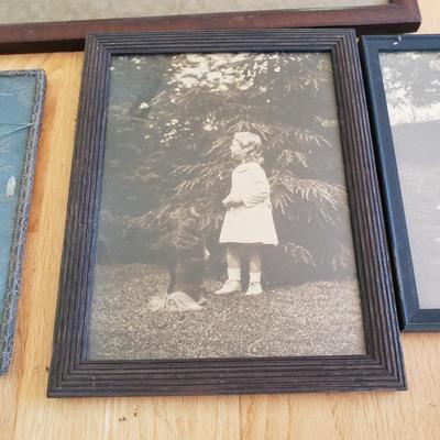 Vintage Frames with Portrait Photographs of Mothers & Children (LR-KD)