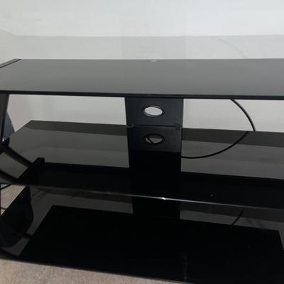 Black tv stand