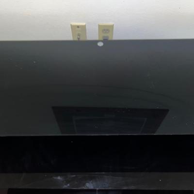 Black tv stand
