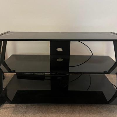 Black tv stand