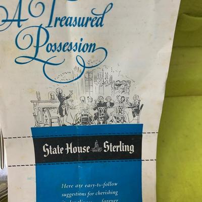 State House Sterling Silver Flatware “Formality” Pattern