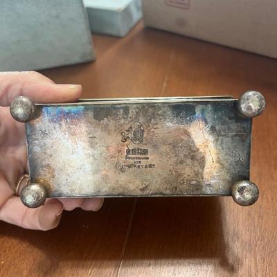 Silver Ink Well, Fountain Pen & More Vintage Office Accessories (DR-MK)