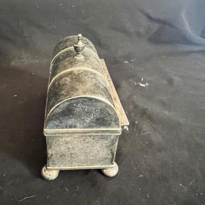 Silver Ink Well, Fountain Pen & More Vintage Office Accessories (DR-MK)