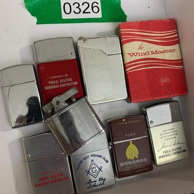 Vintage Lighters Lot Honduras plus more