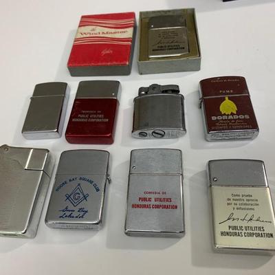 Vintage Lighters Lot Honduras plus more