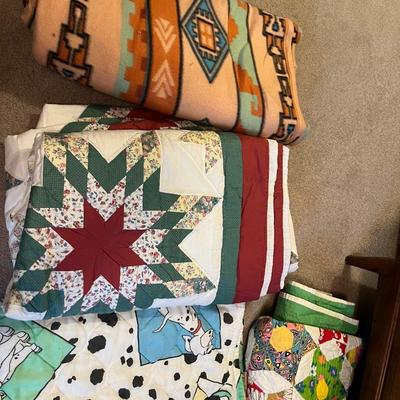 Assorted quilts