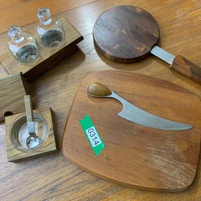 MCM Danish & Italian Wood Serving Sets